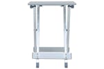 vidaXL 48184 Camping Stool Aluminium 28x26x39cm vidaXL 48184 Camping Stool Aluminium 28x26x39cm