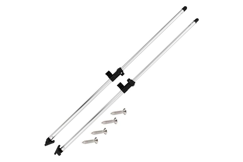 vidaXL 92389 Bimini Top Support Poles 2 Pcs Aluminium vidaXL 92389 Bimini Top Support Poles 2 Pcs Aluminium