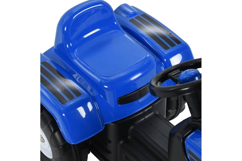 vidaXL 80376 Pedal Tractor For Kids Blue vidaXL 80376 Pedal Tractor For Kids Blue