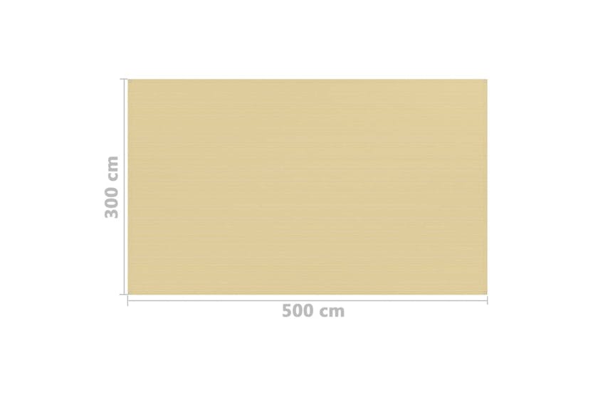 vidaXL 310769 Tent Carpet 300x500cm Beige vidaXL 310769 Tent Carpet 300x500cm Beige