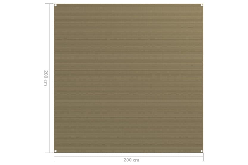 vidaXL 310736 Tent Carpet 200x200cm Taupe vidaXL 310736 Tent Carpet 200x200cm Taupe