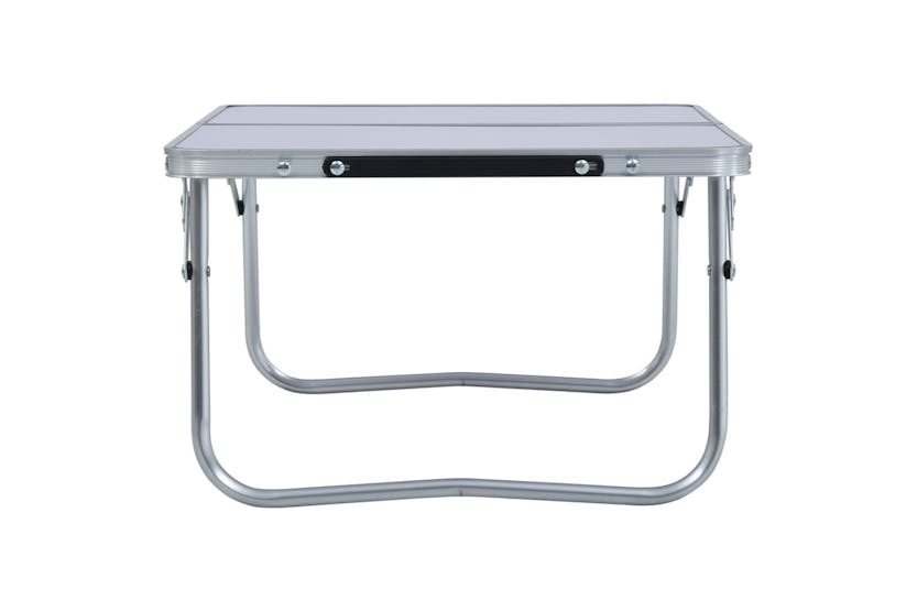 vidaXL 48185 Folding Camping Table White Aluminium 60x40cm vidaXL 48185 Folding Camping Table White Aluminium 60x40cm
