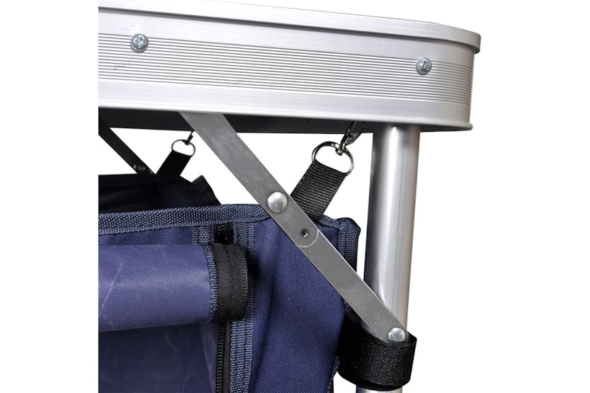 vidaXL 41331 Foldable Camping Cupboard With Aluminium Frame vidaXL 41331 Foldable Camping Cupboard With Aluminium Frame