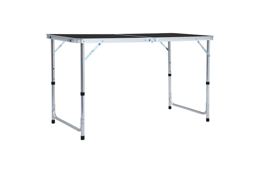 vidaXL 48173 Foldable Camping Table Grey Aluminium 120x60cm vidaXL 48173 Foldable Camping Table Grey Aluminium 120x60cm