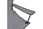 vidaXL 313540 2-seater Foldable Camping Chair Steel And Fabric Grey vidaXL 313540 2-seater Foldable Camping Chair Steel And Fabric Grey