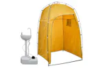 vidaXL 3081895 Portable Camping Handwash Stand With Tent 20 L vidaXL 3081895 Portable Camping Handwash Stand With Tent 20 L