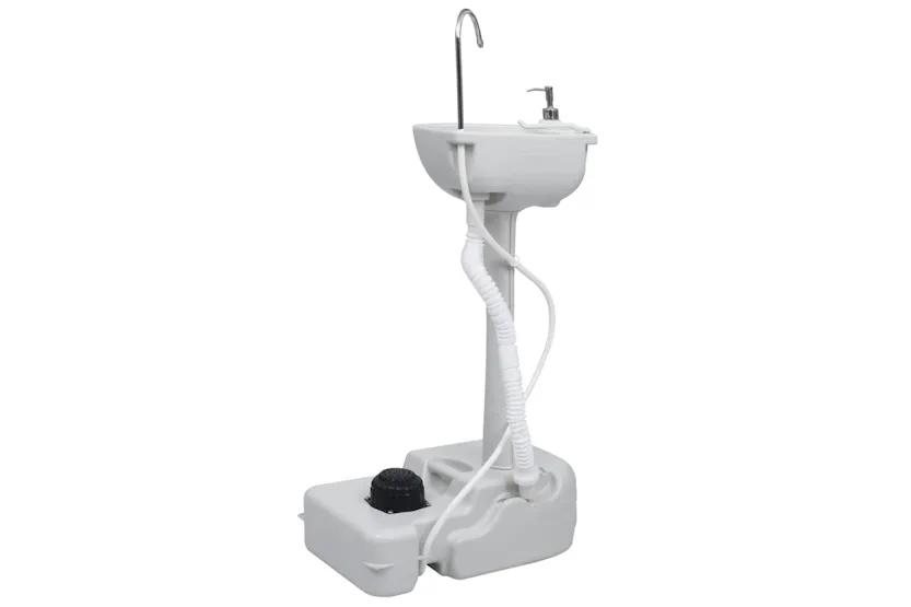 vidaXL 3081895 Portable Camping Handwash Stand With Tent 20 L vidaXL 3081895 Portable Camping Handwash Stand With Tent 20 L