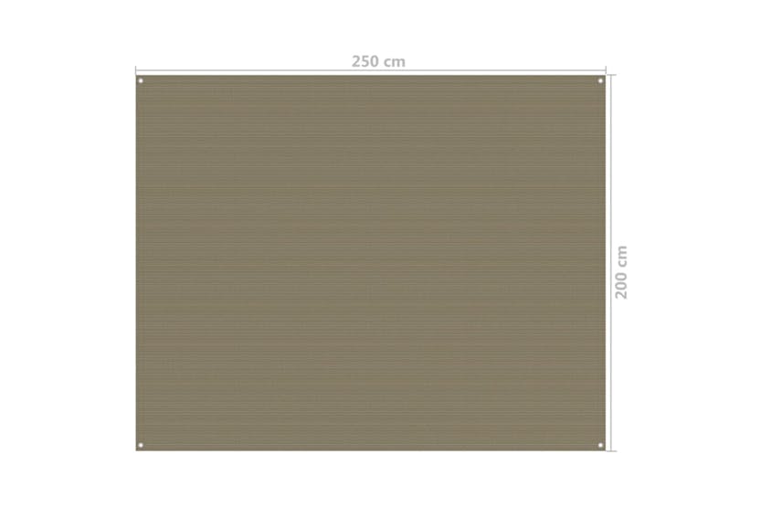 vidaXL 310739 Tent Carpet 250x200cm Taupe vidaXL 310739 Tent Carpet 250x200cm Taupe