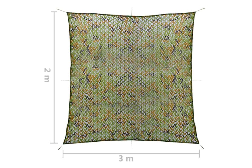 vidaXL 135879 Camouflage Net With Storage Bag 2x3 M Green vidaXL 135879 Camouflage Net With Storage Bag 2x3 M Green
