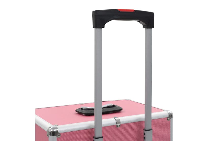 vidaXL 91820 Make-up Trolley Aluminium Pink vidaXL 91820 Make-up Trolley Aluminium Pink
