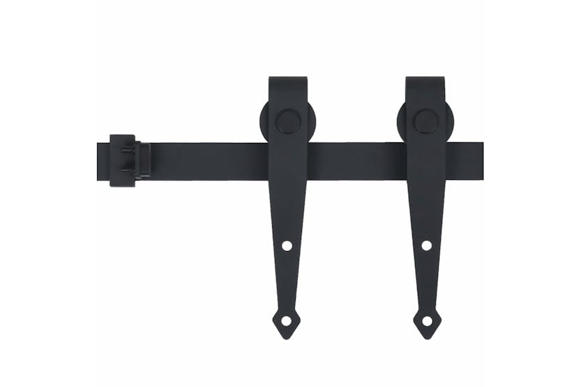 vidaXL 148023 Mini Sliding Cabinet Door Kit Carbon Steel 152cm vidaXL 148023 Mini Sliding Cabinet Door Kit Carbon Steel 152cm