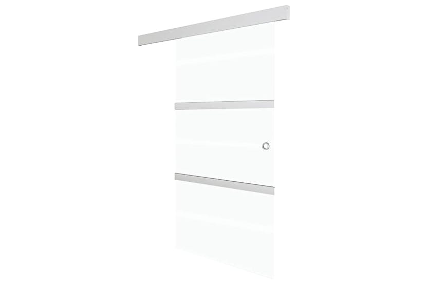 Vidaxl Sliding Door Esg Glass And Aluminium 102.5x212 Cm Silver Vidaxl Sliding Door Esg Glass And Aluminium 102.5x212 Cm Silver