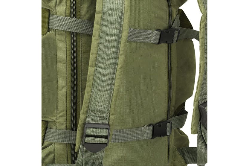 vidaXL 91388 3-in-1 Army-style Duffel Bag 90 L Olive Green vidaXL 91388 3-in-1 Army-style Duffel Bag 90 L Olive Green