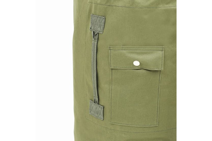 vidaXL 91385 Army-style Duffel Bag 85 L Olive Green vidaXL 91385 Army-style Duffel Bag 85 L Olive Green