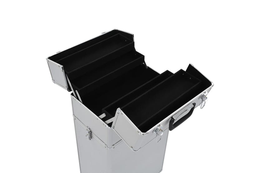 vidaXL 91821 Make-up Trolley Aluminium Silver vidaXL 91821 Make-up Trolley Aluminium Silver