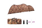 vidaXL 93052 Camping Igloo Tent 650x240x190cm 8 Person Camouflage vidaXL 93052 Camping Igloo Tent 650x240x190cm 8 Person Camouflage
