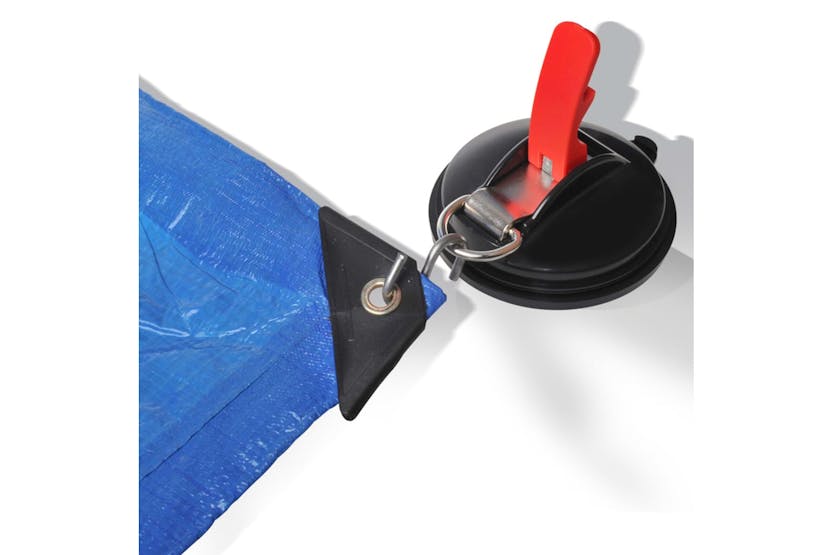 Proplus 276942 2 Pcs Suction Cup Fasteners With Rings And 4 S-hooks Proplus 276942 2 Pcs Suction Cup Fasteners With Rings And 4 S-hooks