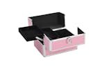 vidaXL 91830 Make-up Case 22x30x21cm Pink Aluminium vidaXL 91830 Make-up Case 22x30x21cm Pink Aluminium