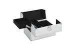 vidaXL 91828 Make-up Case 22x30x21cm Silver Aluminium vidaXL 91828 Make-up Case 22x30x21cm Silver Aluminium