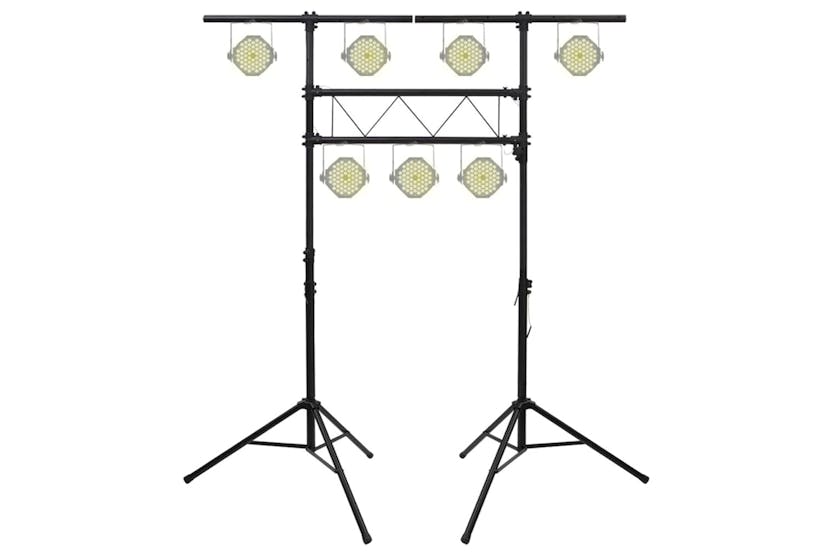 vidaXL 70180 Light Stand Black 238x115x(180-300)cm Steel vidaXL 70180 Light Stand Black 238x115x(180-300)cm Steel