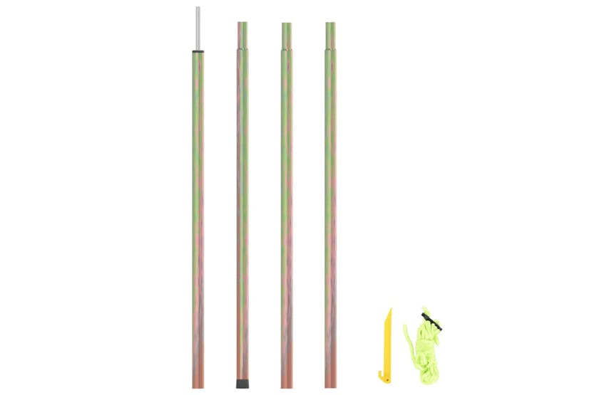 vidaXL 315220 Sunshade Sail Pole 200cm Galvanised Steel vidaXL 315220 Sunshade Sail Pole 200cm Galvanised Steel