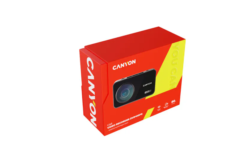 Canyon CDVR-10GPS FullHD Dash Cam | Black Canyon CDVR-10GPS FullHD Dash Cam | Black