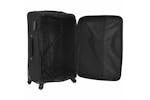 vidaXL 91315 3 Piece Soft Case Trolley Set Black vidaXL 91315 3 Piece Soft Case Trolley Set Black