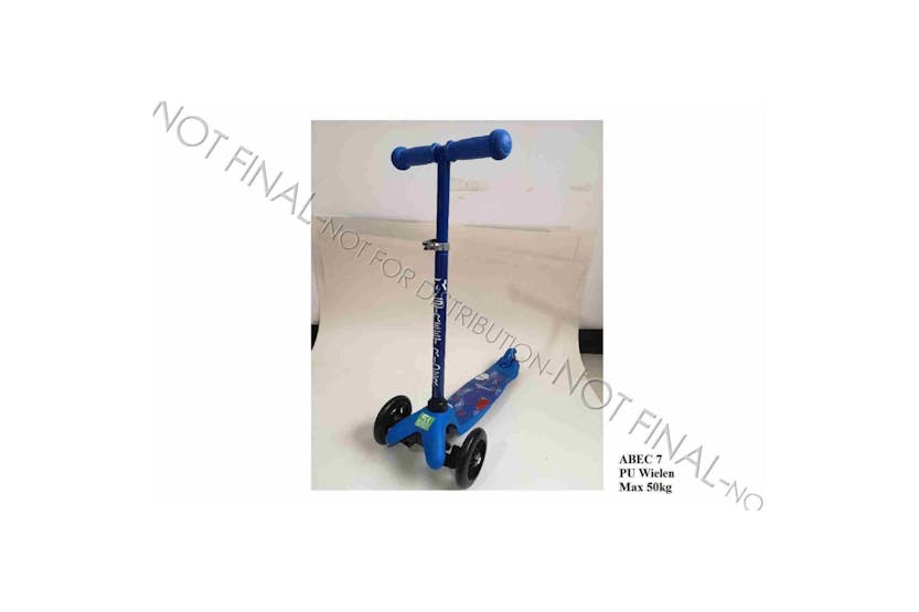 Street Rider 436460 3-wheel Scooter With Adjustable Handlebar Abec 7 Blue Street Rider 436460 3-wheel Scooter With Adjustable Handlebar Abec 7 Blue
