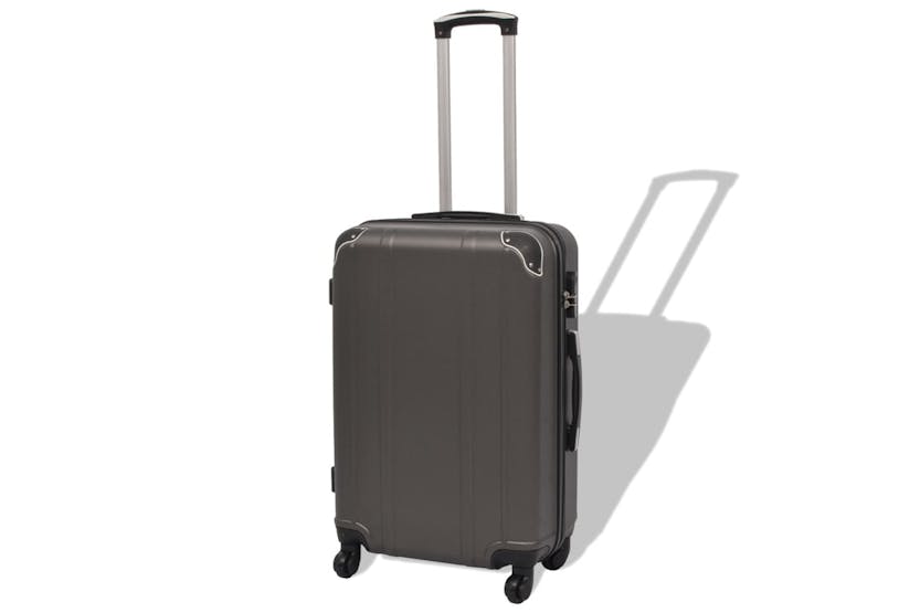vidaXL 91195 Four Piece Hardcase Trolley Set Anthracite vidaXL 91195 Four Piece Hardcase Trolley Set Anthracite