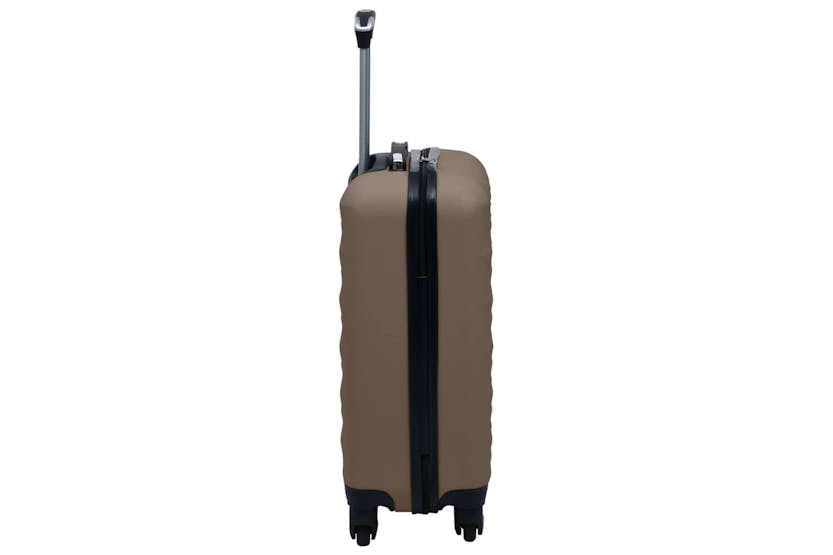 vidaXL 92433 Hardcase Trolley Set 2 Pcs Brown Abs vidaXL 92433 Hardcase Trolley Set 2 Pcs Brown Abs