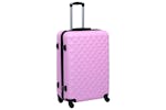 vidaXL 92414 Hardcase Trolley Set 3 Pcs Pink Abs vidaXL 92414 Hardcase Trolley Set 3 Pcs Pink Abs