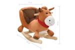 vidaXL 80221 Rocking Animal Horse With Backrest Plush 60x32x50cm Brown vidaXL 80221 Rocking Animal Horse With Backrest Plush 60x32x50cm Brown