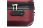 vidaXL 91874 Hardcase Trolley Set 3 Pcs Wine Red Abs vidaXL 91874 Hardcase Trolley Set 3 Pcs Wine Red Abs