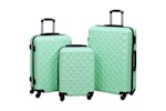 vidaXL 92415 Hardcase Trolley Set 3 Pcs Mint Abs vidaXL 92415 Hardcase Trolley Set 3 Pcs Mint Abs
