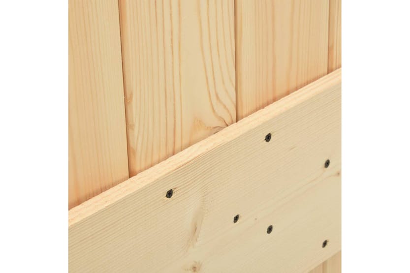 vidaXL 3057583 Sliding Door With Hardware Set 80x210cm Solid Pine Wood vidaXL 3057583 Sliding Door With Hardware Set 80x210cm Solid Pine Wood