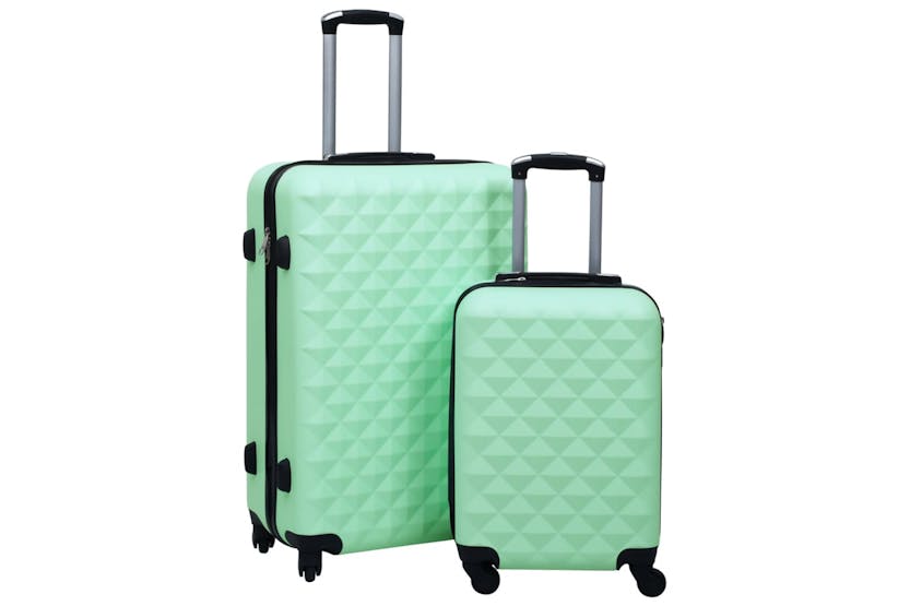 vidaXL 92430 Hardcase Trolley Set 2 Pcs Mint Abs vidaXL 92430 Hardcase Trolley Set 2 Pcs Mint Abs