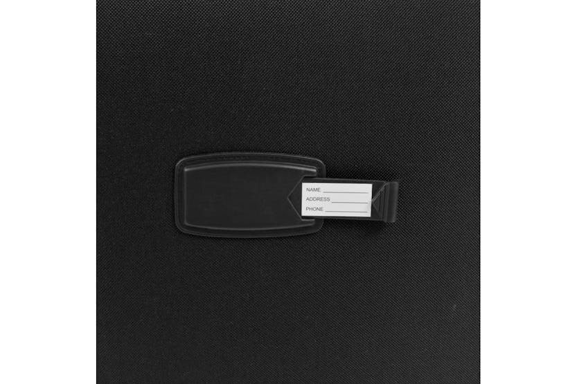 vidaXL 91315 3 Piece Soft Case Trolley Set Black vidaXL 91315 3 Piece Soft Case Trolley Set Black