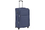 vidaXL 91317 3 Piece Soft Case Trolley Set Navy Blue vidaXL 91317 3 Piece Soft Case Trolley Set Navy Blue