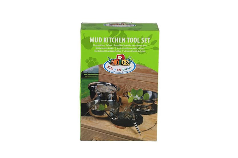Esschert Design 442372 6 Piece Play Tool Set For Mud Kitchen Stainless Steel Esschert Design 442372 6 Piece Play Tool Set For Mud Kitchen Stainless Steel