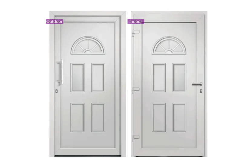 vidaXL 279252 Front Door White 110x210cm vidaXL 279252 Front Door White 110x210cm