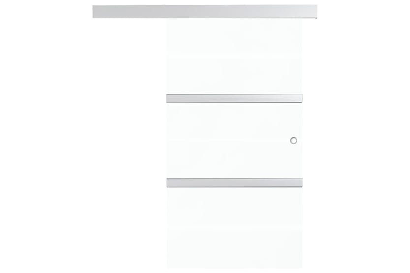 vidaXL 288063 Sliding Door With Soft Stops Esg Glass 102.5x205cm Silver vidaXL 288063 Sliding Door With Soft Stops Esg Glass 102.5x205cm Silver