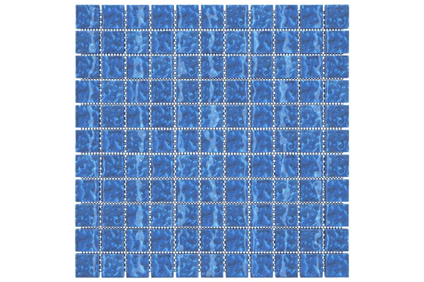 vidaXL 327308 Mosaic Tiles 22 Pcs Blue 30x30cm Glass vidaXL 327308 Mosaic Tiles 22 Pcs Blue 30x30cm Glass