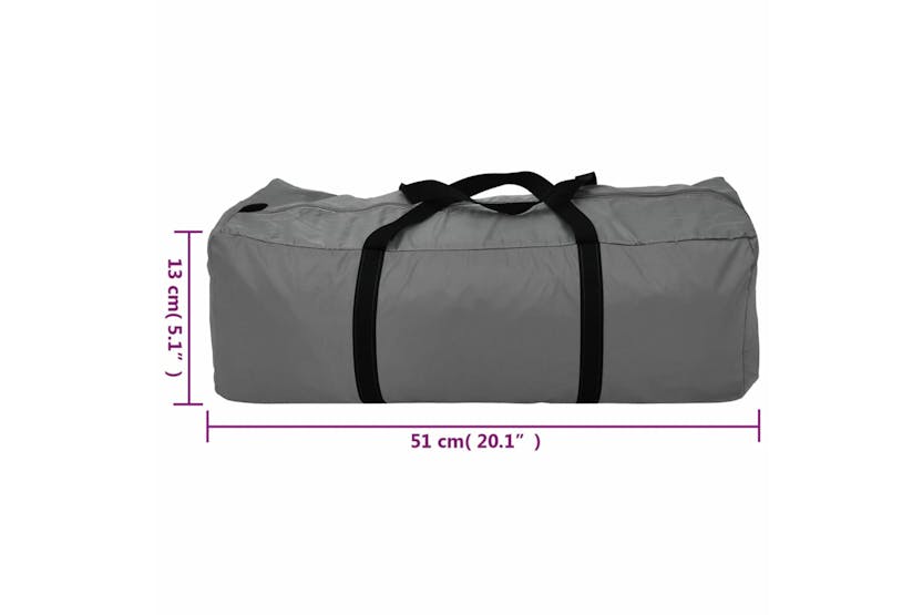 vidaXL 93182 Camping Tent 4 Persons Grey And Orange vidaXL 93182 Camping Tent 4 Persons Grey And Orange