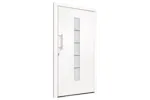 vidaXL 3056810 Front Door Aluminium And Pvc White 100x210cm vidaXL 3056810 Front Door Aluminium And Pvc White 100x210cm