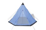 vidaXL 91006 4-person Tent Blue vidaXL 91006 4-person Tent Blue
