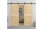vidaXL 289107 Door 80x210cm Solid Pine Wood vidaXL 289107 Door 80x210cm Solid Pine Wood