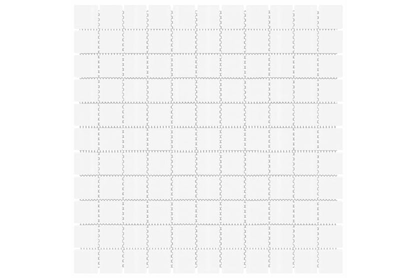 vidaXL 327311 Mosaic Tiles 11 Pcs White 30x30cm Glass vidaXL 327311 Mosaic Tiles 11 Pcs White 30x30cm Glass
