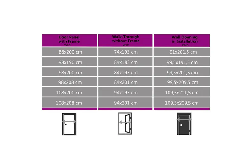 vidaXL 279250 Front Door White 88x208cm vidaXL 279250 Front Door White 88x208cm