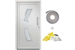 vidaXL 3057567 Front Door White 98x208cm vidaXL 3057567 Front Door White 98x208cm