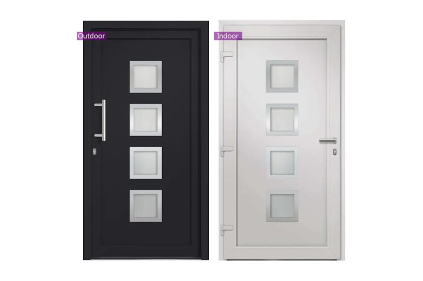 vidaXL 279190 Front Door Anthracite 98x208cm vidaXL 279190 Front Door Anthracite 98x208cm